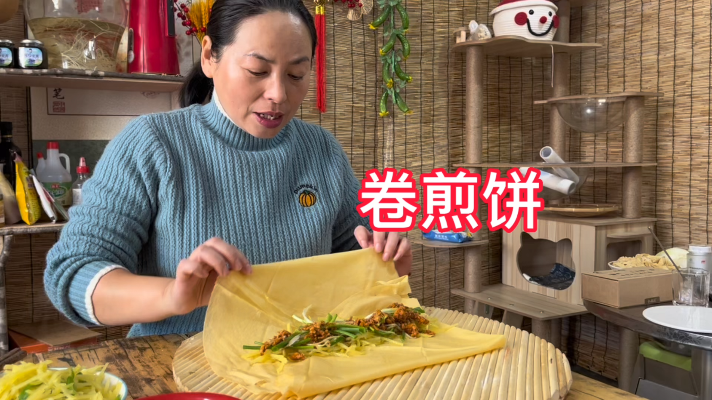 东北天气变暖小动物也活跃了,翠花忙活半天只做出一个菜,好吃