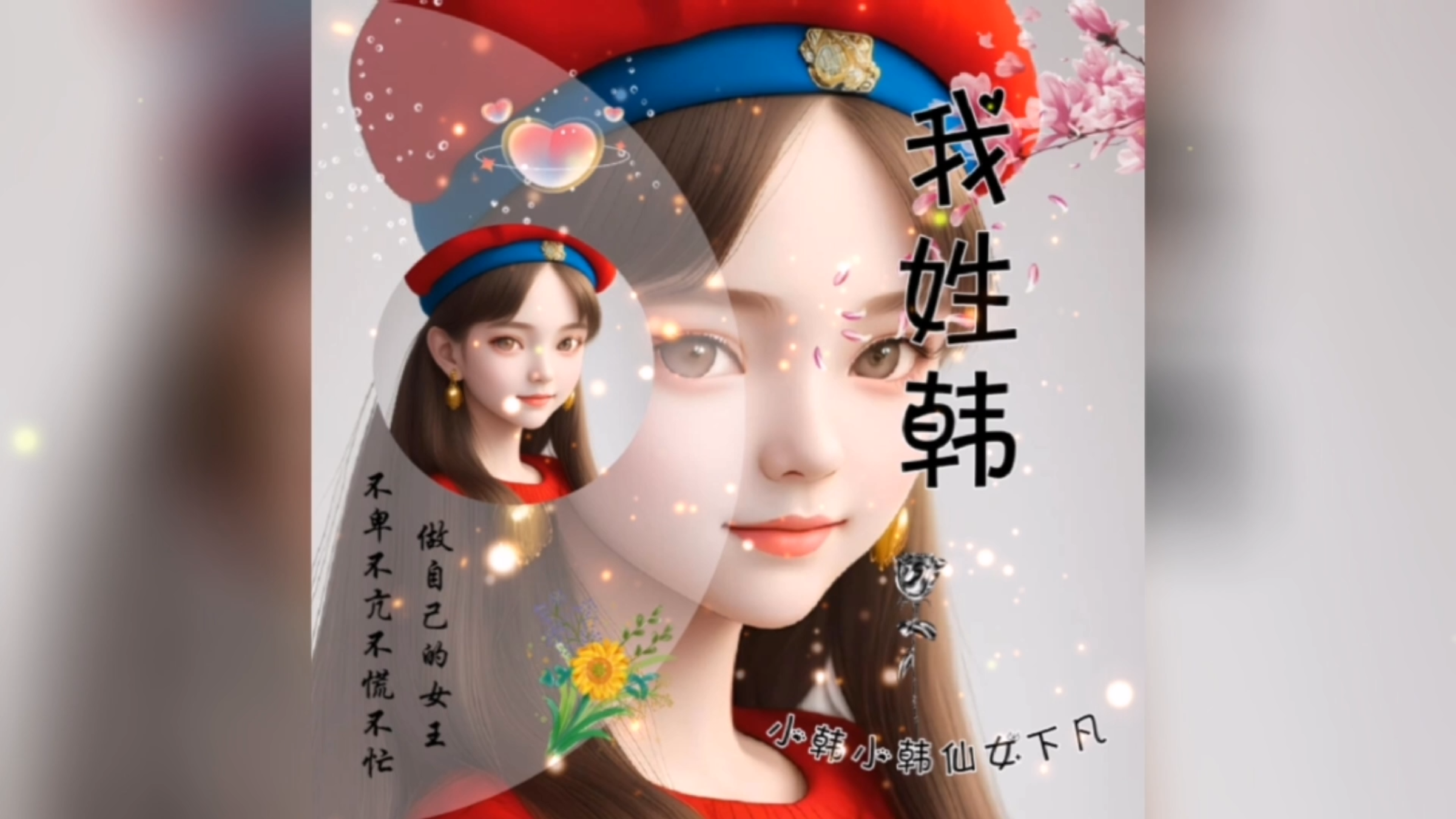 2023爆款头像姓氏头像 女生卡通姓氏头像