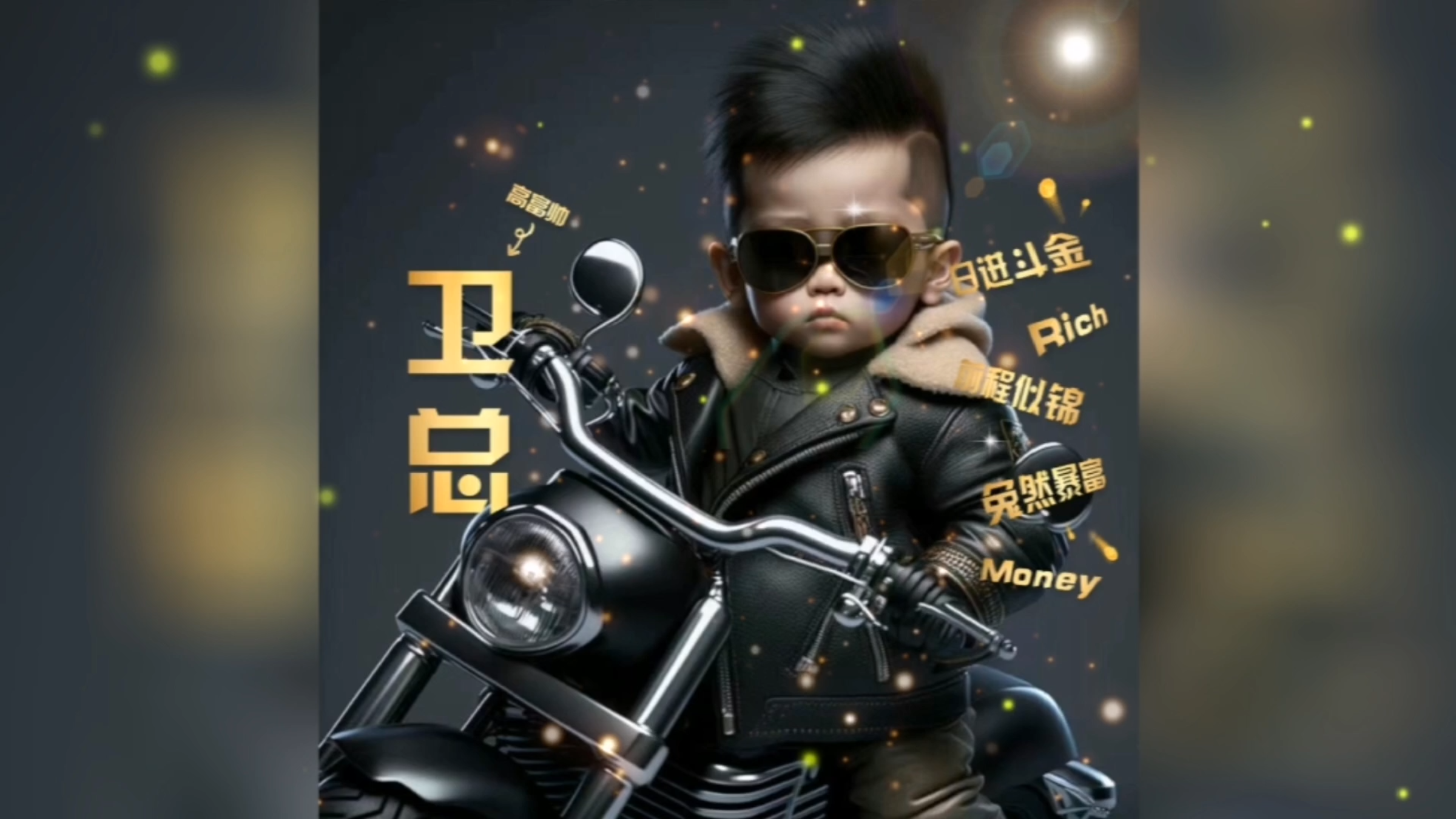 接好运 男人走运发财的微信头像 微信头像图片2023年新款