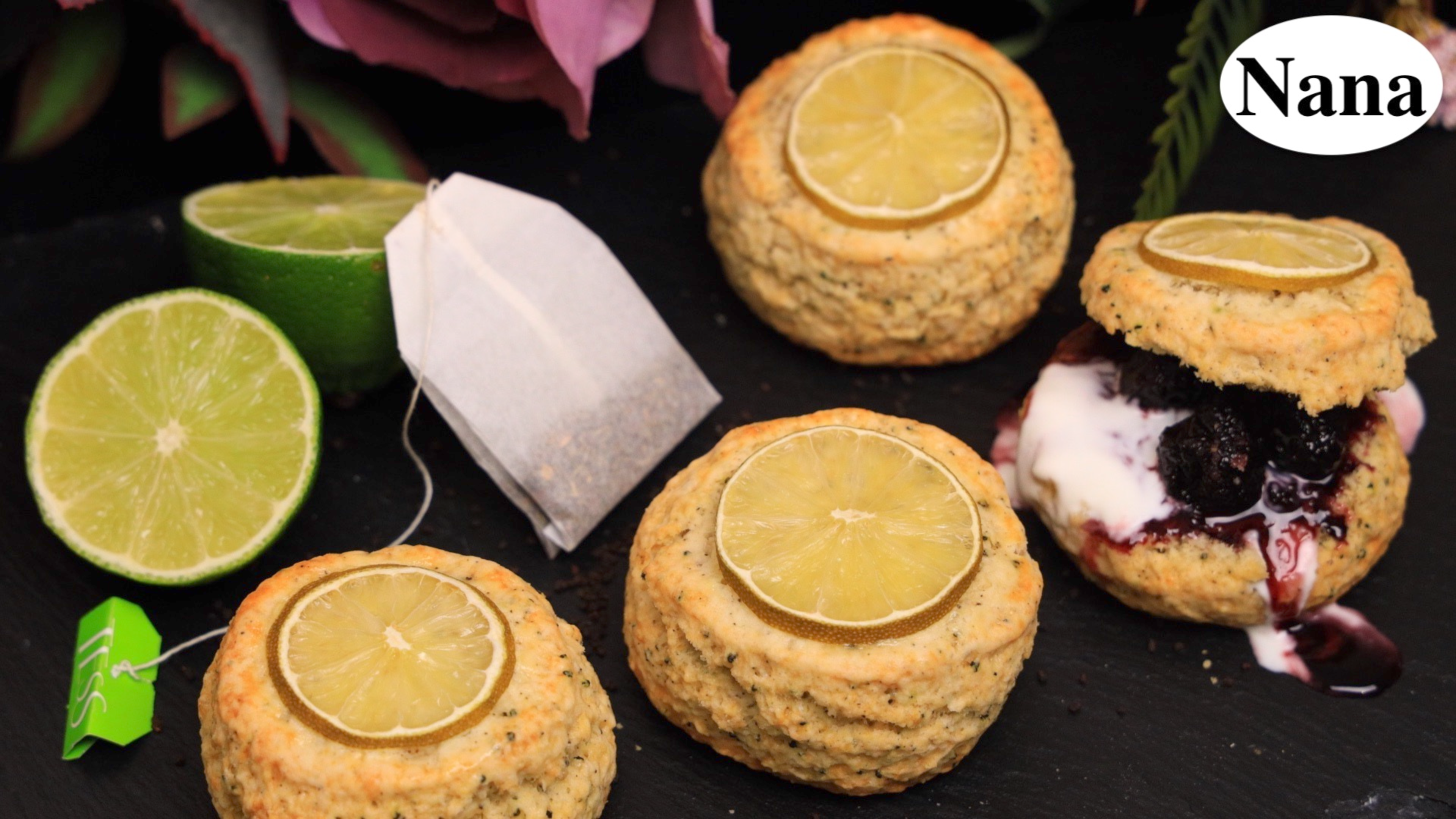 快速简易司康教程!适合忙碌的您【柠檬红茶司康、葡萄干司康】