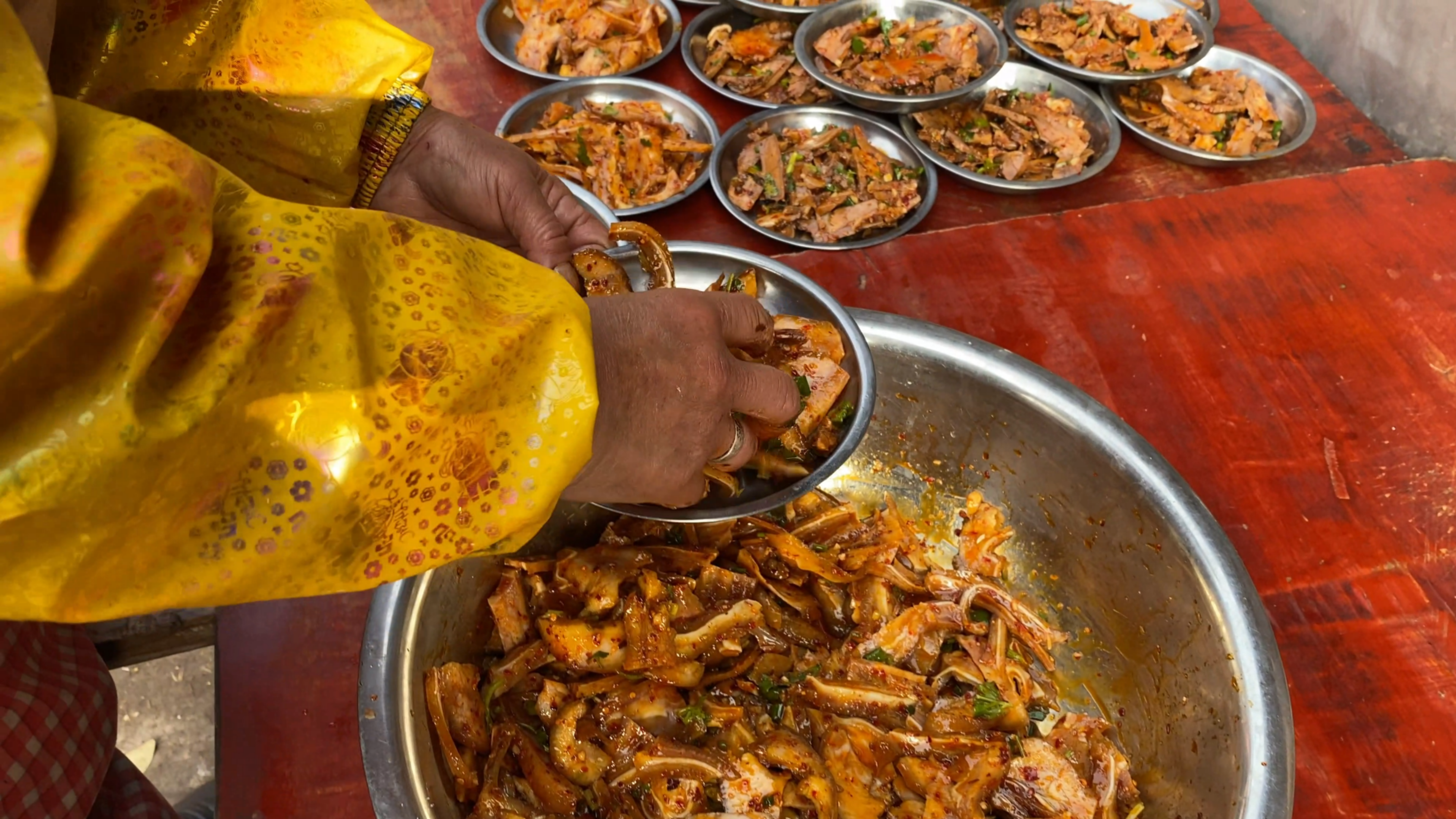 四川农村传统宴席 凉菜