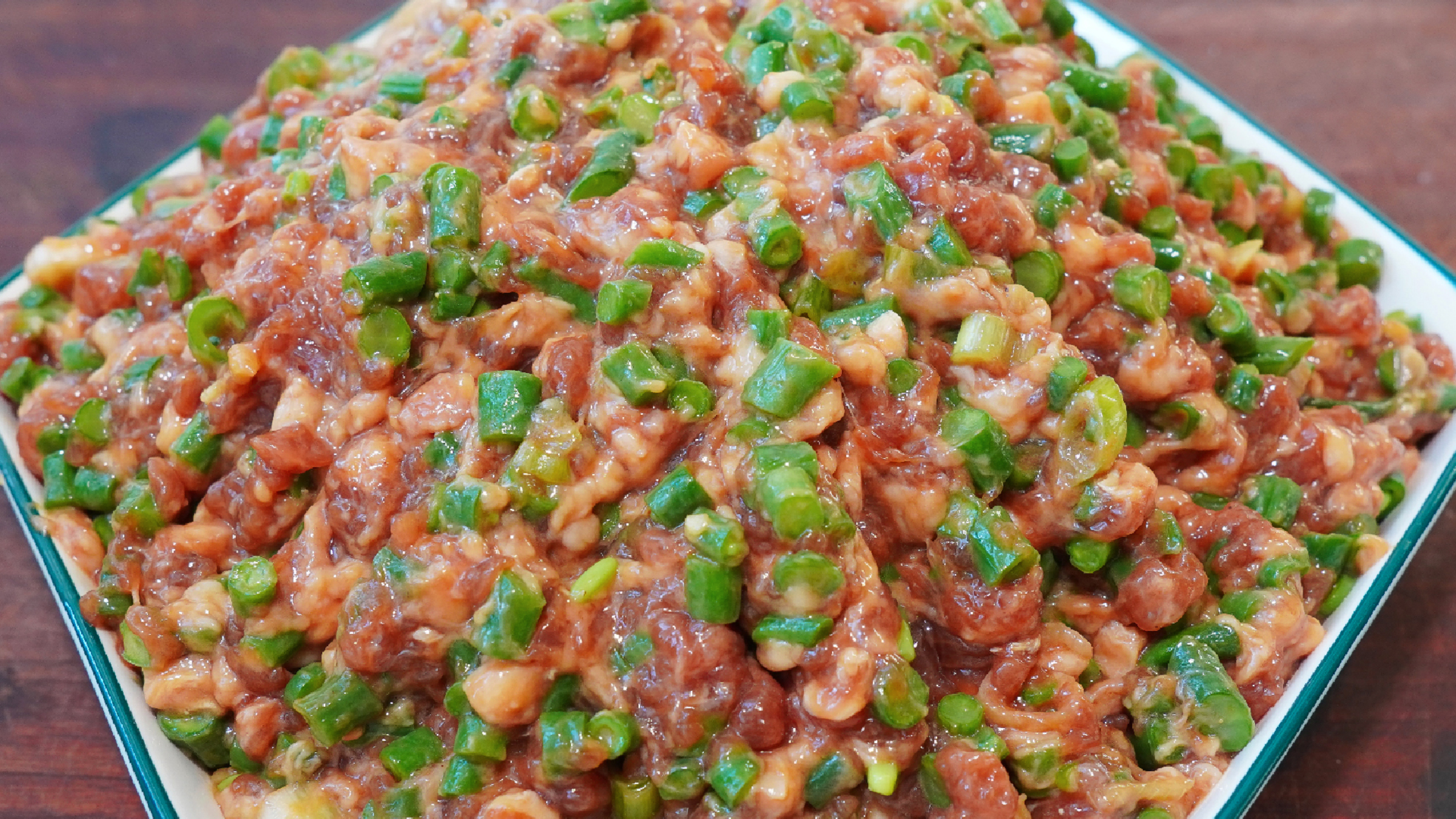 猪肉豆角馅水饺，酒店调馅从不外传配方，鲜嫩多汁饺子包子都好吃