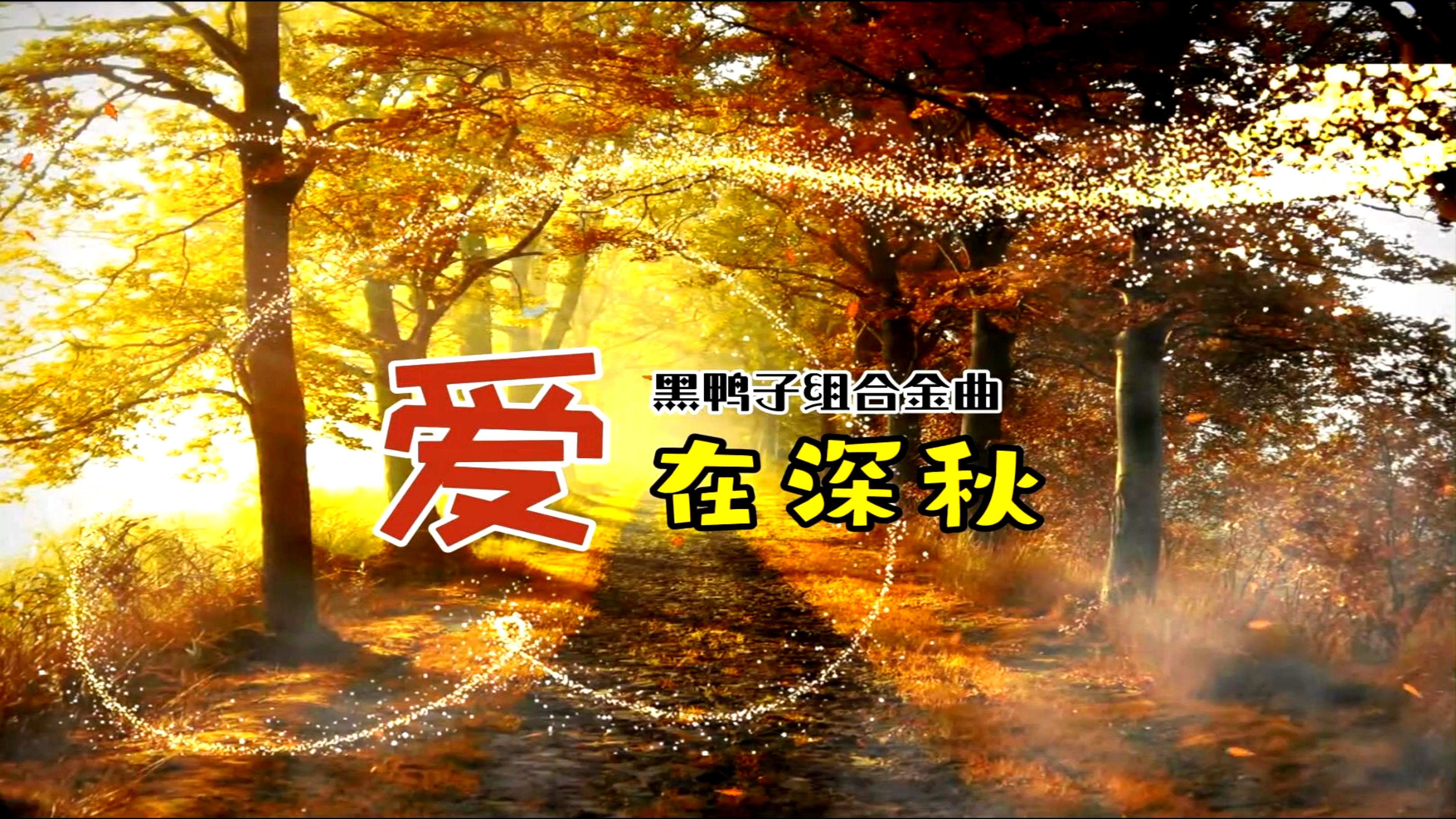 黑鸭子组合演唱最深情金曲《爱在深秋》让我们淡然走进深秋的风景