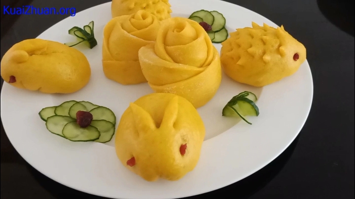 和我一起做卡通豆沙包和玫瑰花卷!