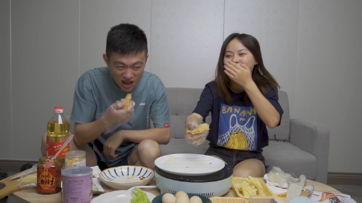 榴莲芝士手抓饼:爱我,你怕了吗