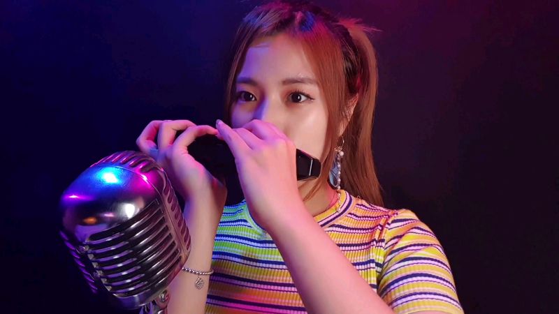 美女口琴作品欣赏,音乐,器乐,好看视频