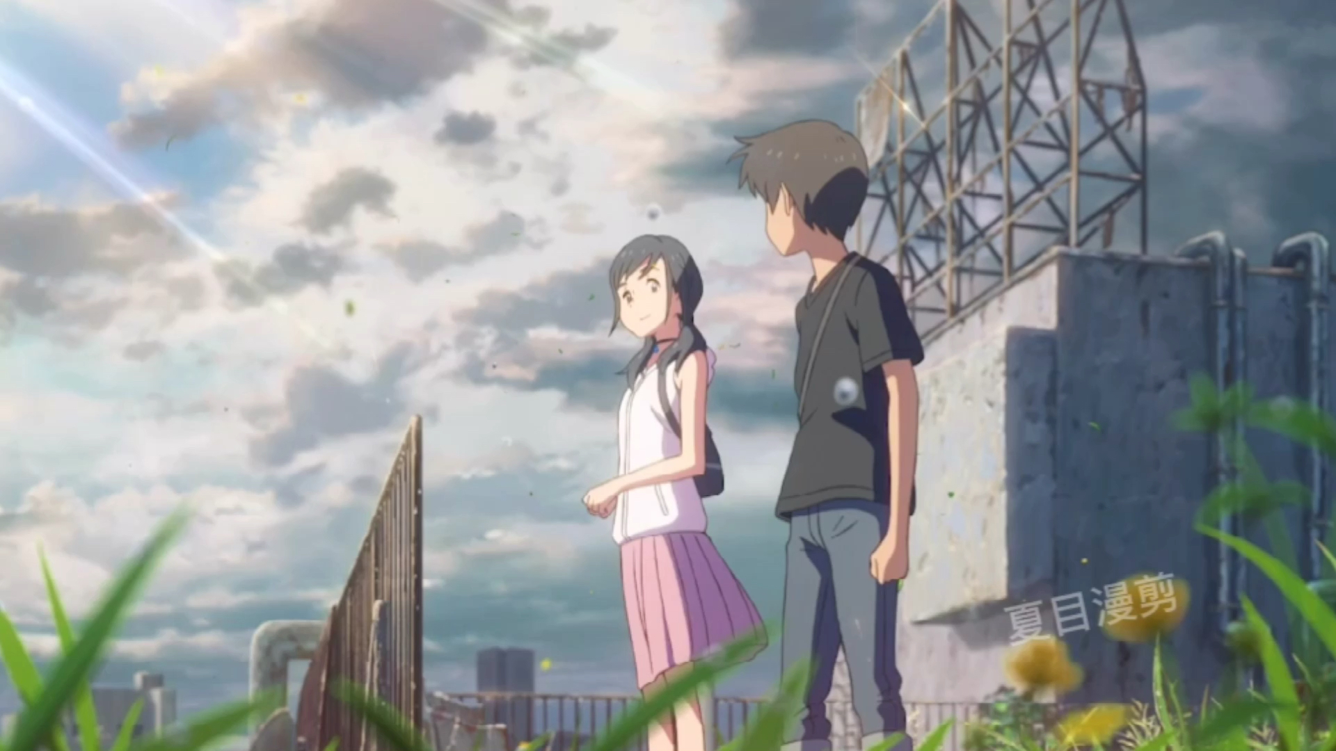 不要等到失去后才珍惜!片段来之天气之子,每一个画面都是壁纸!