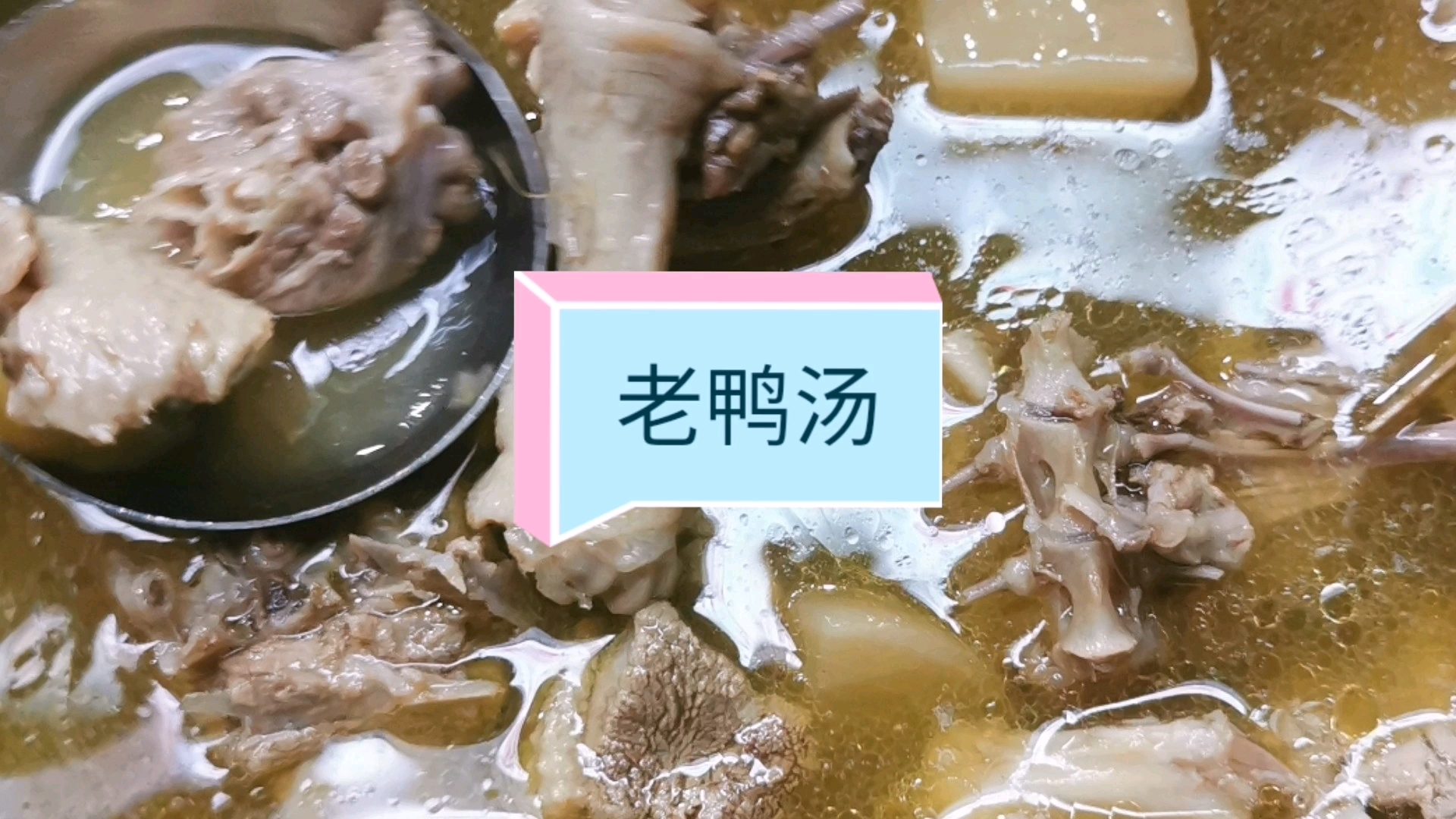 《家常老鸭汤》这老鸭汤,我师傅说他说第二没人敢说第一