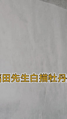 张福田先生白描牡丹技法郑兵 2020年7月15日