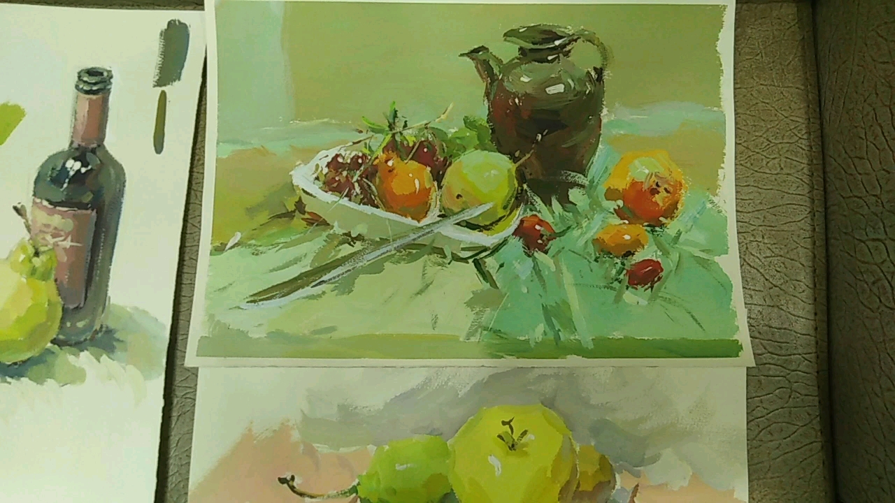 高考美术考前特训,水粉静物的画法