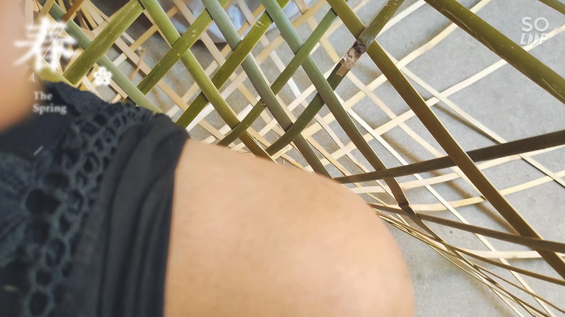 没事做编一个竹鸡笼练练手