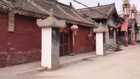 河南汤阴看岳飞老家，路灯古宅菜园程岗，千年古村据说没一家岳姓