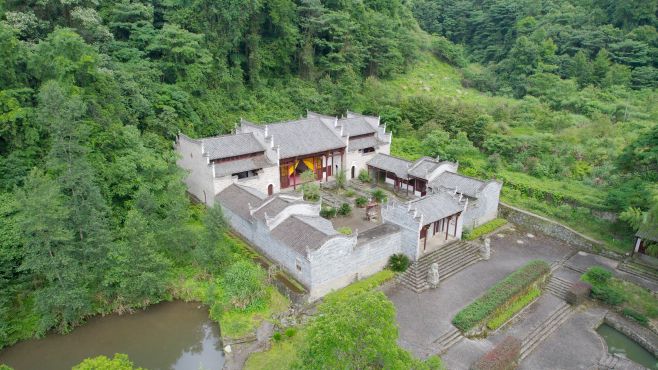 [图]井冈山上的一座小寺庙象山庵，毛主席与贺子珍结婚的地方