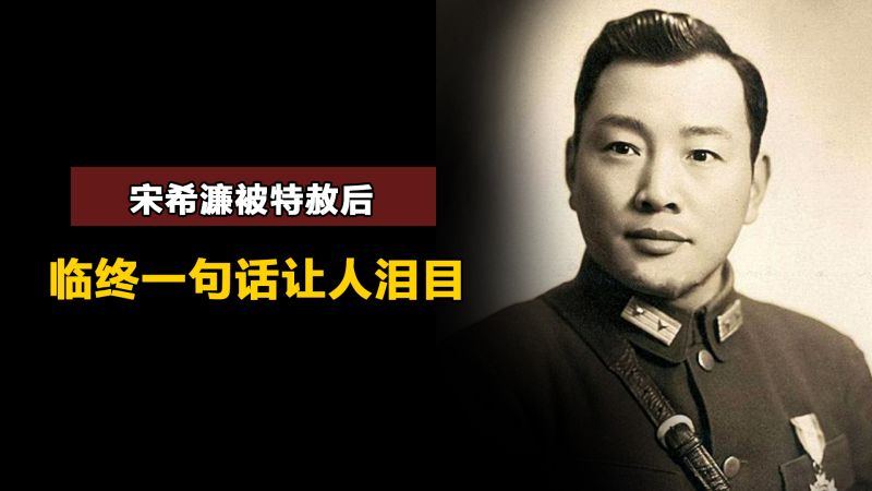 1959年宋希濂被特赦后:晚年塞钱给陈赓遗孀,临终一句话让人泪目