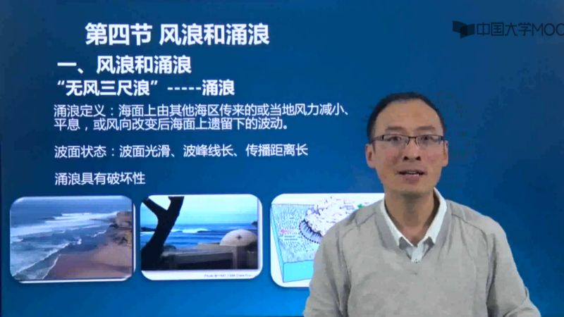 走进海洋_海洋中的波动_风浪和涌浪的形成和特点_科普视频,科学,地理知识,好看视频