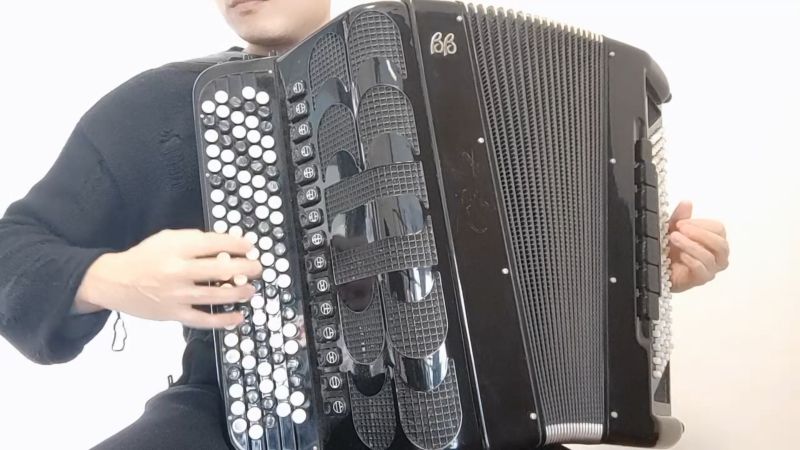 巴扬手风琴演奏《悠闲的小马》,音乐,器乐演奏,好看视频