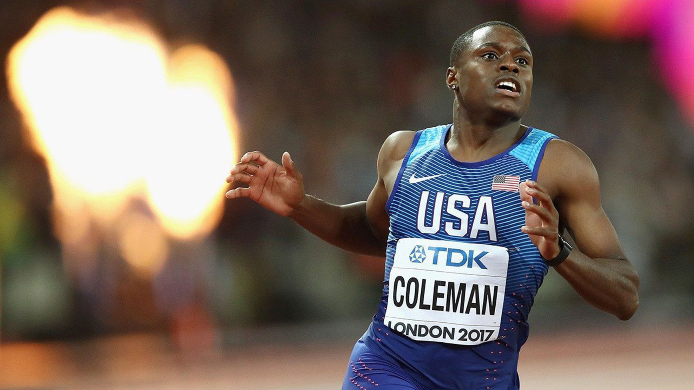 曾经的世锦赛百米冠军科尔曼，禁赛归来无缘世锦赛奖牌