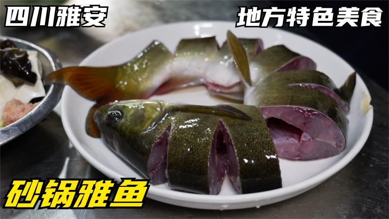 四川雅安必吃美食雅鱼，汤鲜味美，128一斤，头里藏把宝剑真稀奇,美食,探店,好看视频